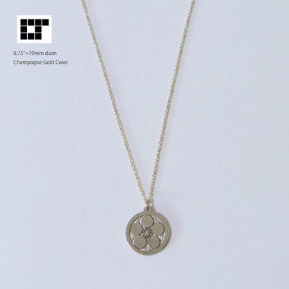 Pendant - Plum - Umebachi - Kamon Pendant - Japanese Clan Crest