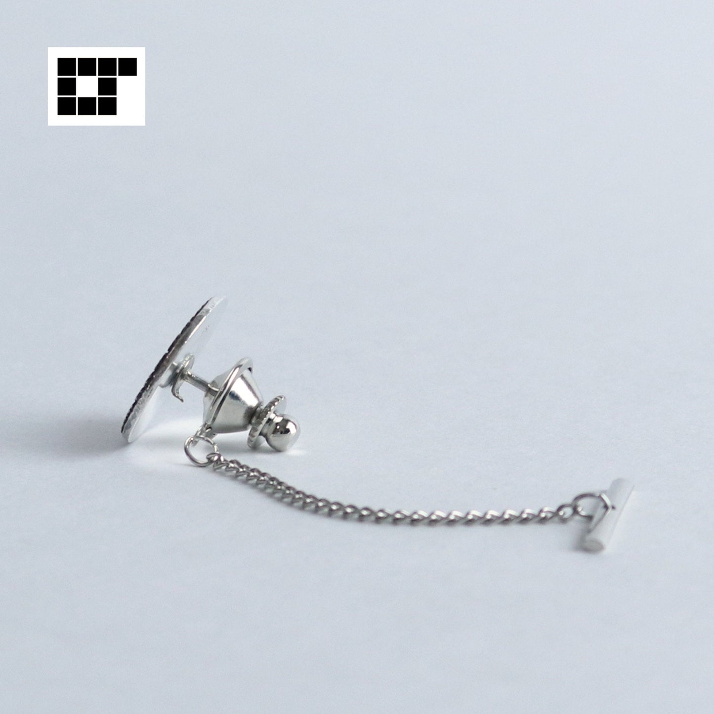 Tie tack - Rokujo Wisteria - Jodo Shinshu emblem - Hongwangi-ha - 六条藤