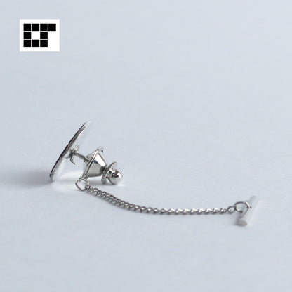Tie tack - Rokujo Wisteria - Jodo Shinshu emblem - Hongwangi-ha - 六条藤