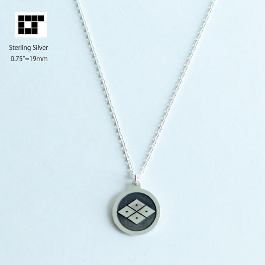 Pendant - Four-eyed Lozenge in a circle