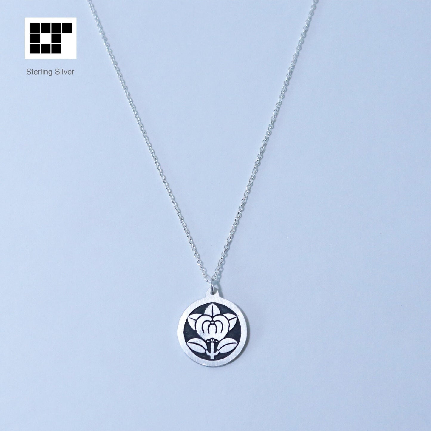 Pendant - Hikone Mandarine Orange - Kamon Necklace