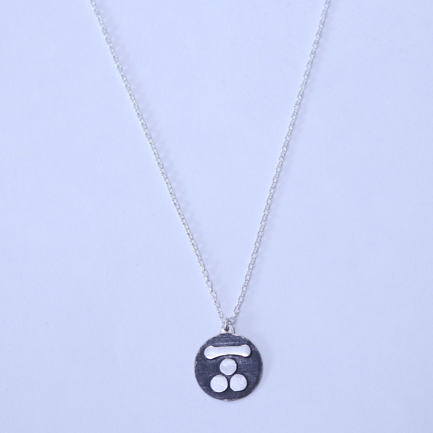 Nagamon Three stars - Nagamon Mitsu Boshi - Kamon Necklace - Japanese Clan Crest