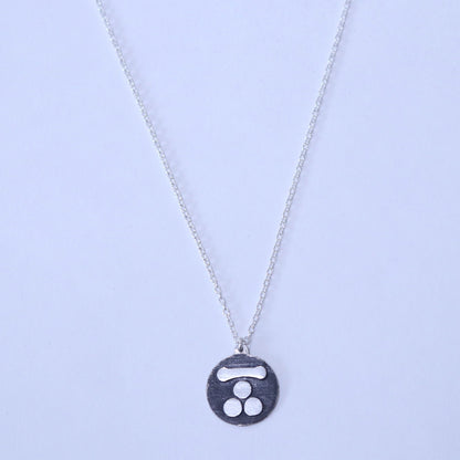 Nagamon Three stars - Nagamon Mitsu Boshi - Kamon Necklace - Japanese Clan Crest