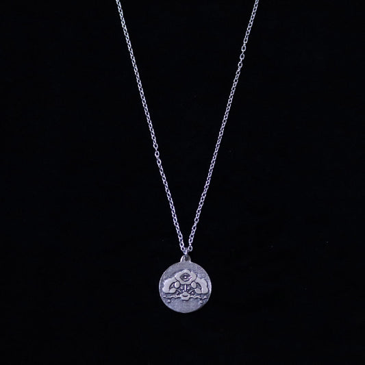 Pendant - Unique Plum Flowers - 変わり花梅 - Kamon Necklace