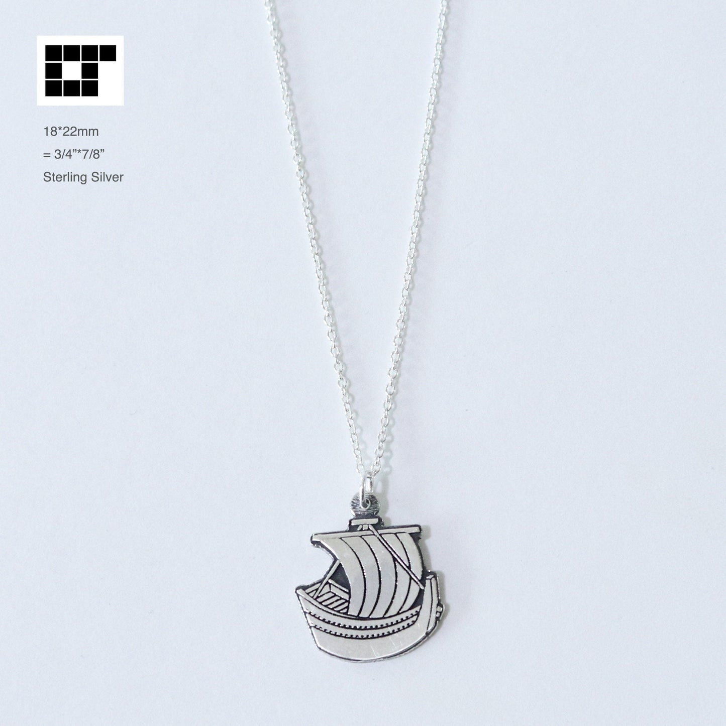 Pendant - Ship - 帆掛け船　Hokake-Sen