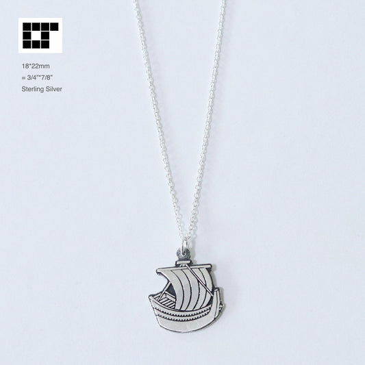 Pendant - Ship - 帆掛け船　Hokake-Sen