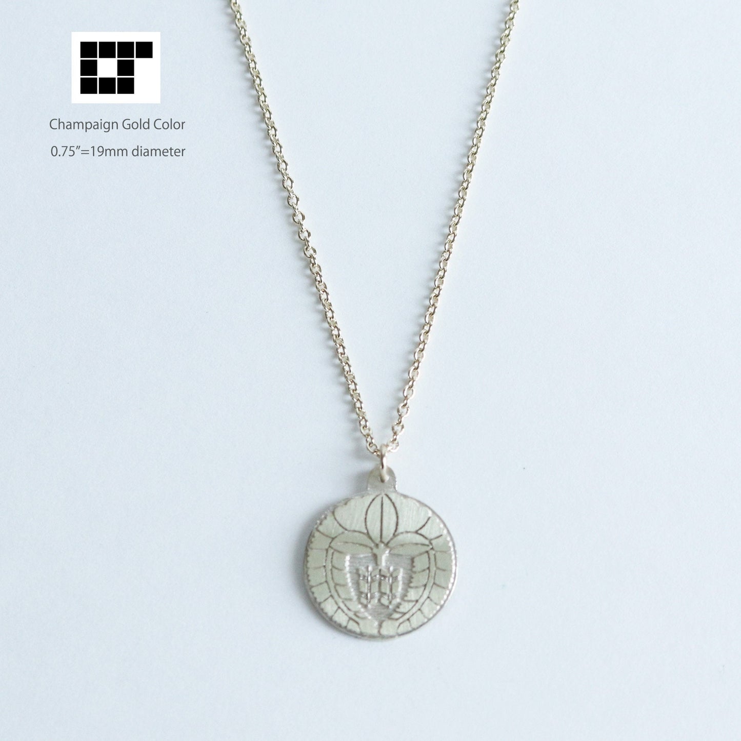 Pendant - Arrows in Weeping Wisteria - Kamon Necklace 下り藤に並び矢