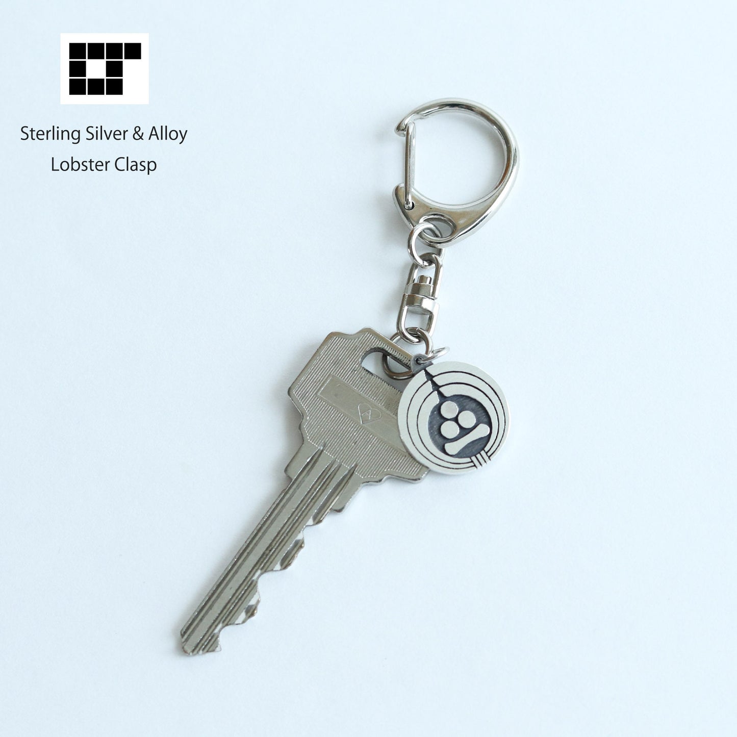 Key chain - Three stars and one in Noshi circle -  熨斗輪に三ツ星に一