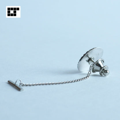 Tie tack - Rokujo Wisteria - Jodo Shinshu emblem - Hongwangi-ha - 六条藤