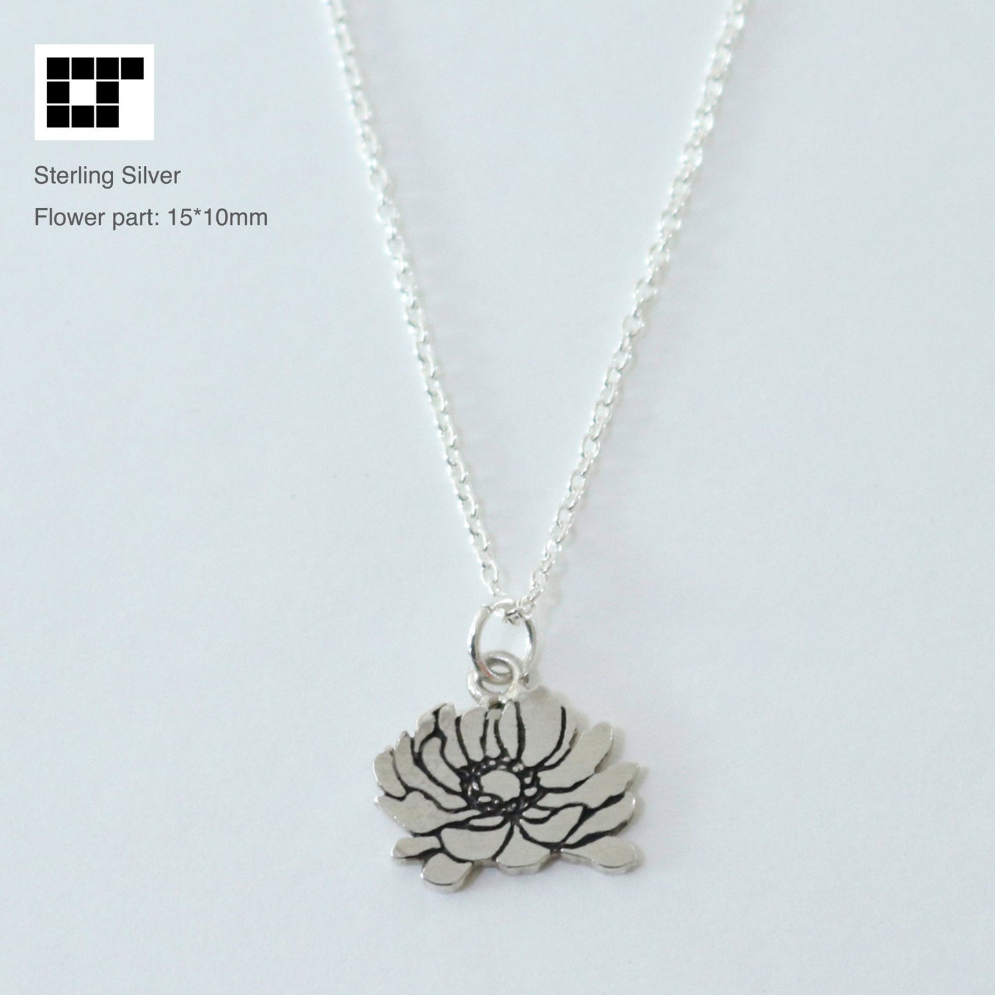 Small Pendant - Flower - Necklace