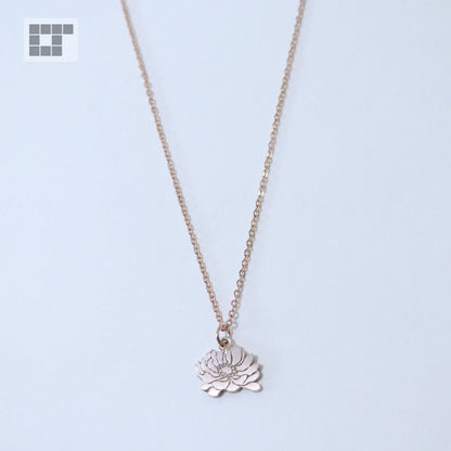Small Pendant - Flower - Necklace