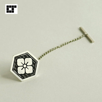 Cufflinks - Hanabishi in Hexagon - Kikou hanabishi - 亀甲花菱