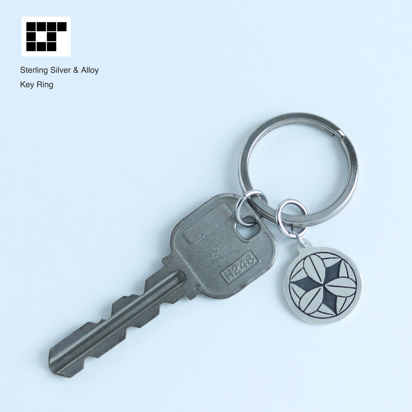 Key Chain - Maruni Kyumaizasa - 丸に九枚笹