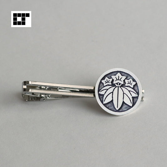 Tie bar - Ivy in a circle - Japanese Clan Crest