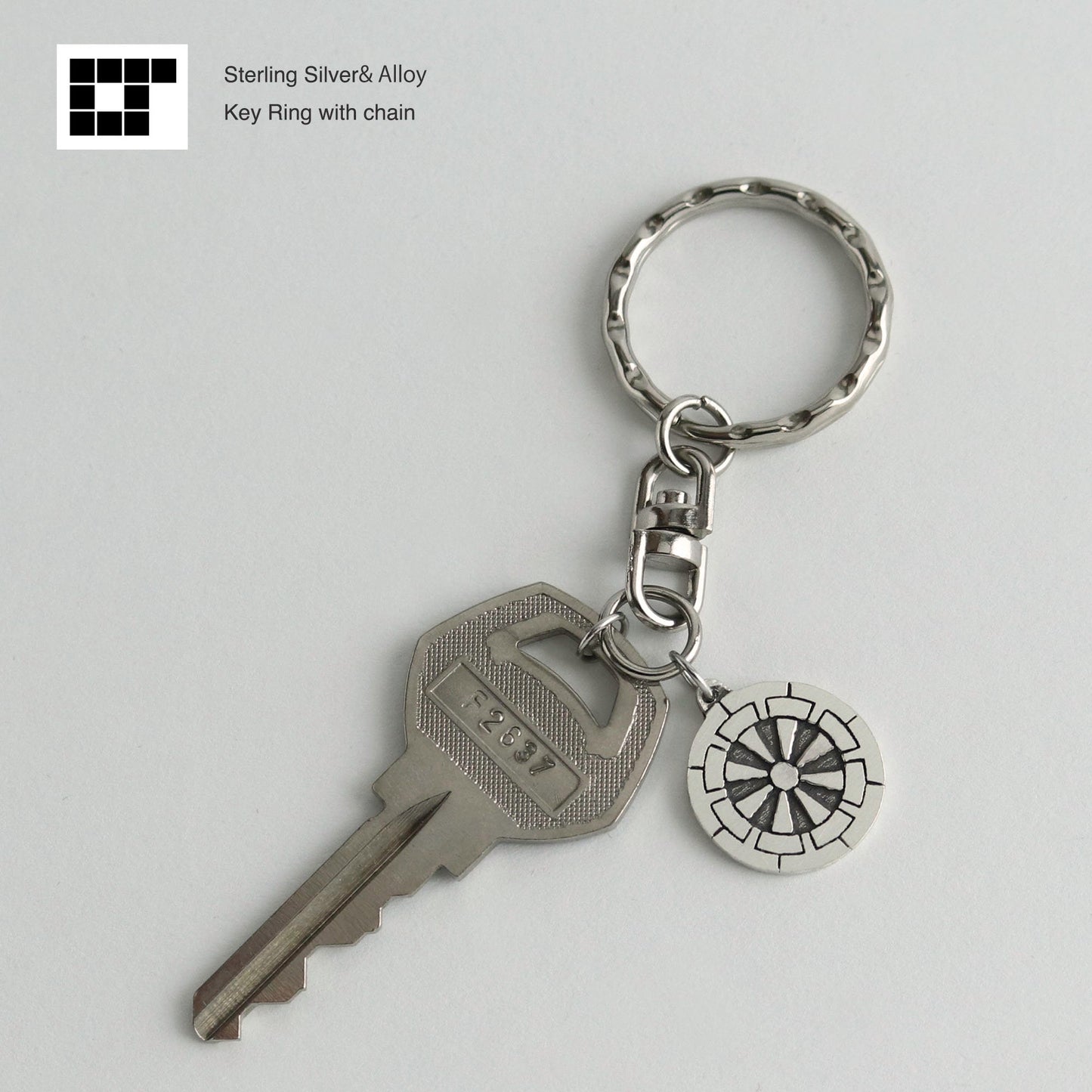 Key Chain - Genji wheel - 源氏車