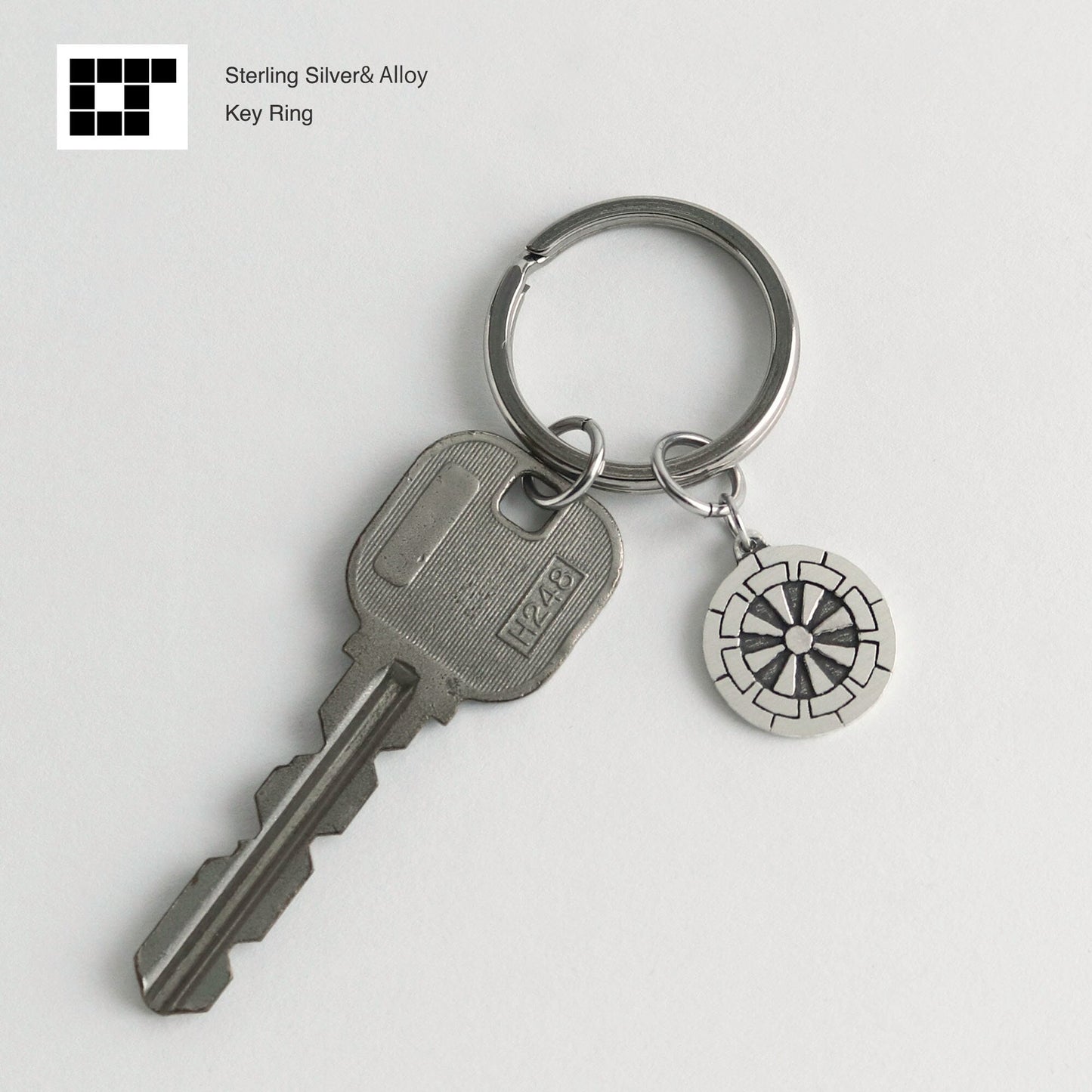Key Chain - Genji wheel - 源氏車