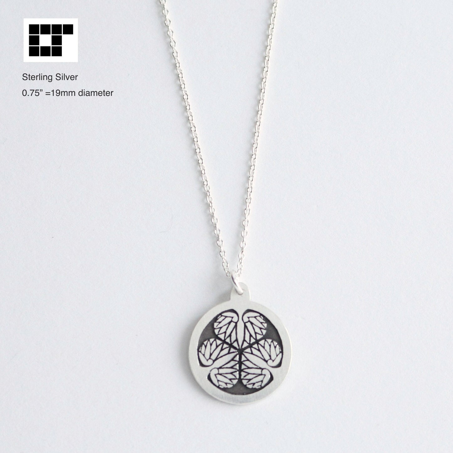 Pendant - Tokugawa Mallow - 徳川葵