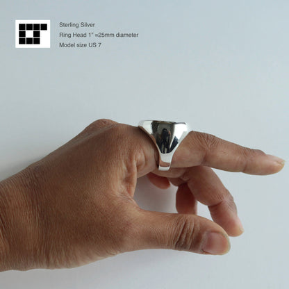 Signet Ring - Maruni chigay-ya - Crossing Arrows in a circle