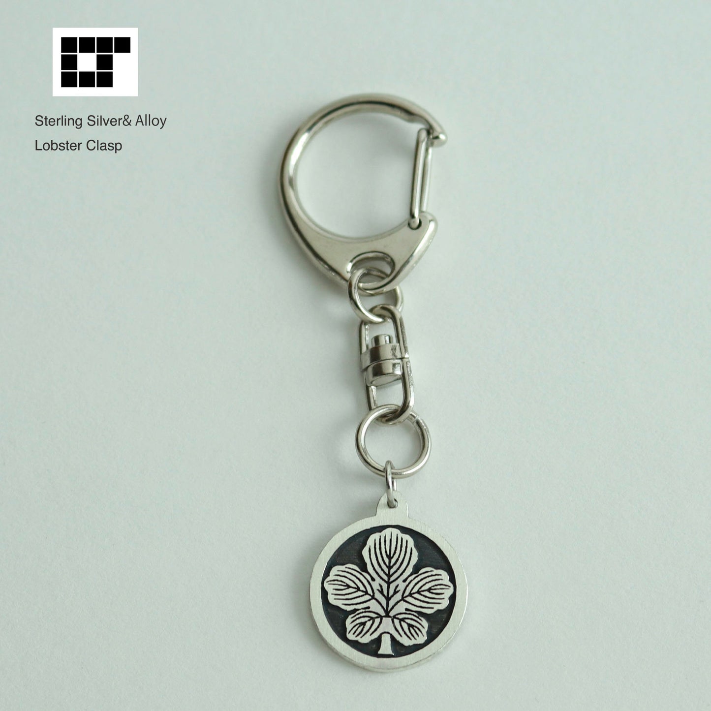 Maruni Tachi Kajinoha - Key chain - Kamon - Japanese Family Crest