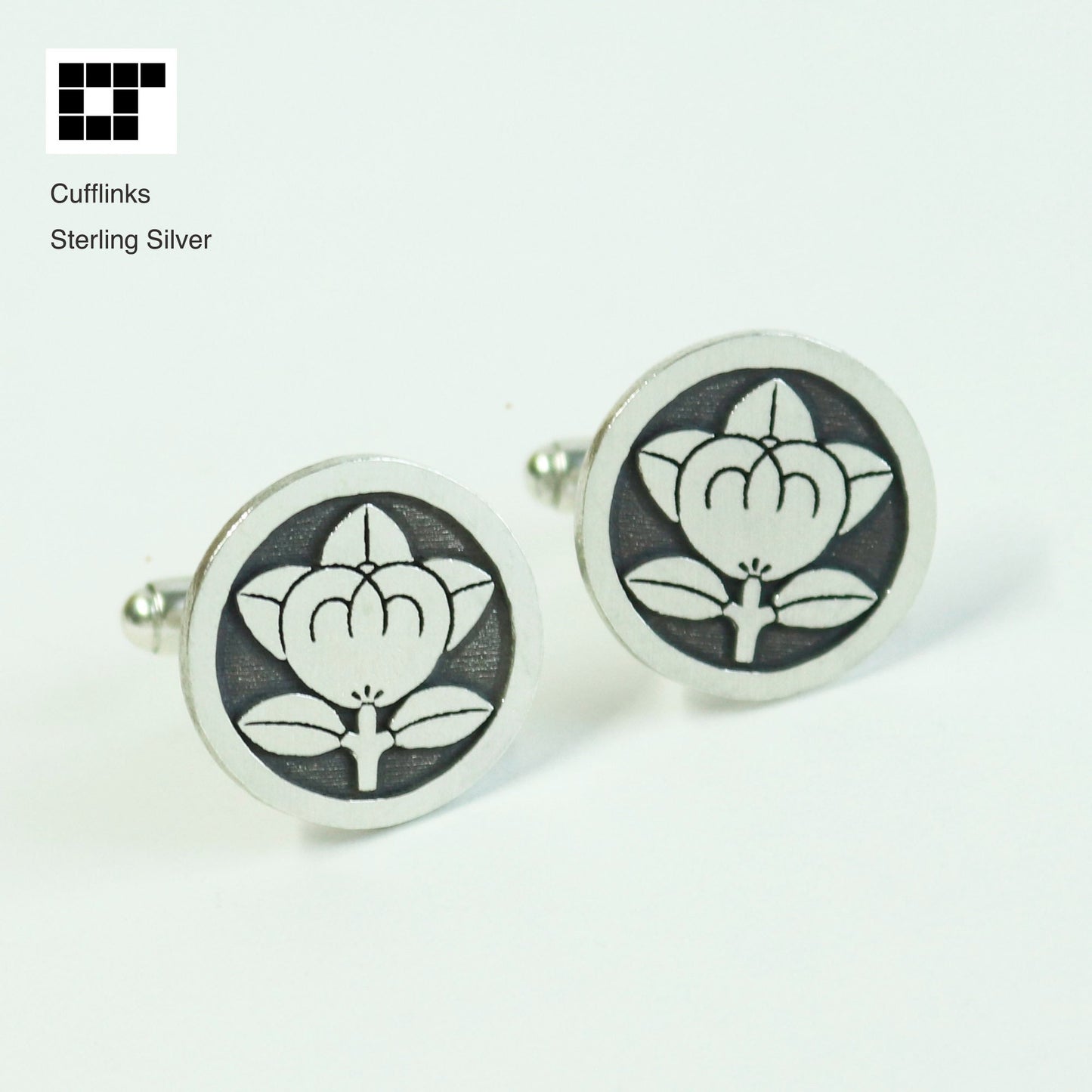 Tie tack - Tachibana in a circle