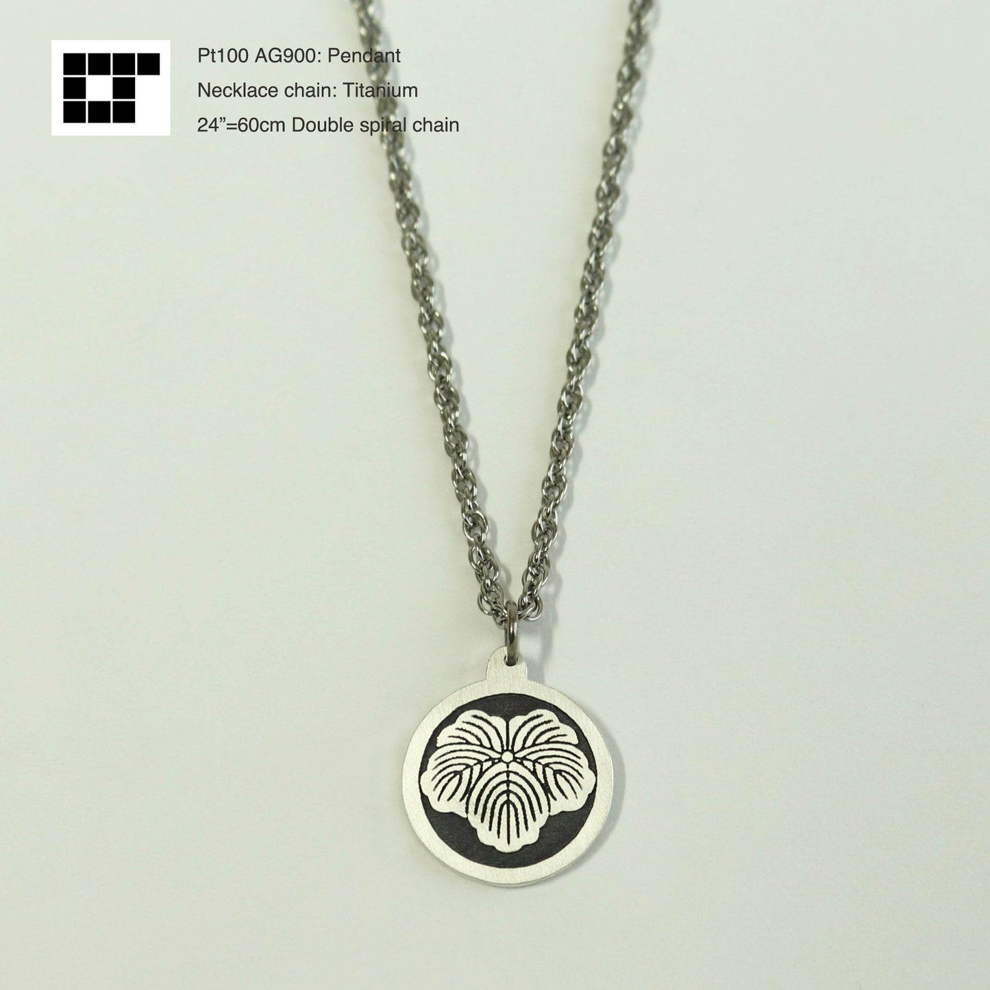 Pendant - Ivy in a circle - 丸に蔦 - Maruni Tsuta