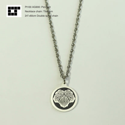 Pendant - Ivy in a circle - 丸に蔦 - Maruni Tsuta
