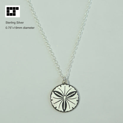 Pendant - Three Ginkos of Different stems - Kamon Necklace