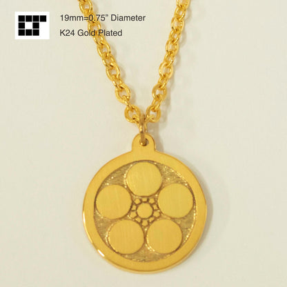 Pendant - Plum - Umebachi - 梅鉢 - Kamon Pendant