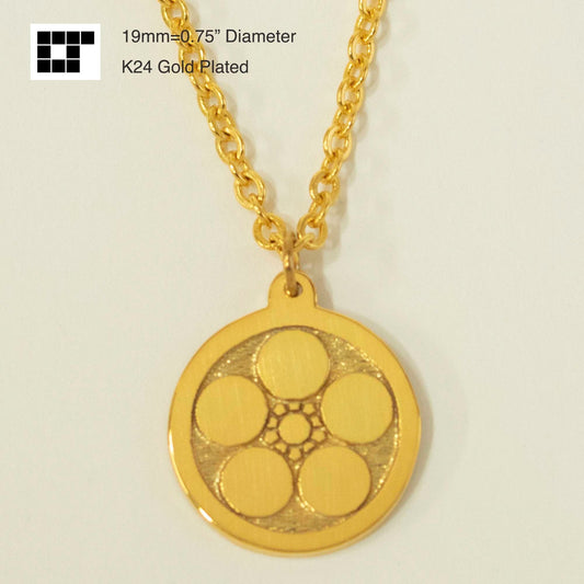 Pendant - Plum - Umebachi - 梅鉢 - Kamon Pendant